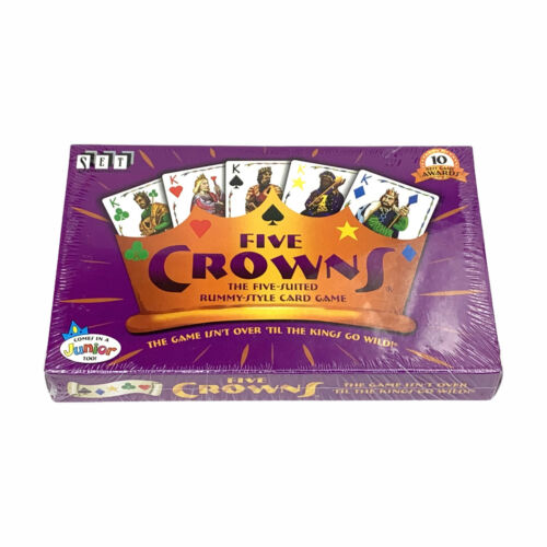 Set Enterprises Five Crowns 5 Suited Rummy Style Card Game 10 Best Game Awards