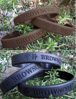 Firefly Serenity Browncoat Silicone Bracelet Brown -or- Black