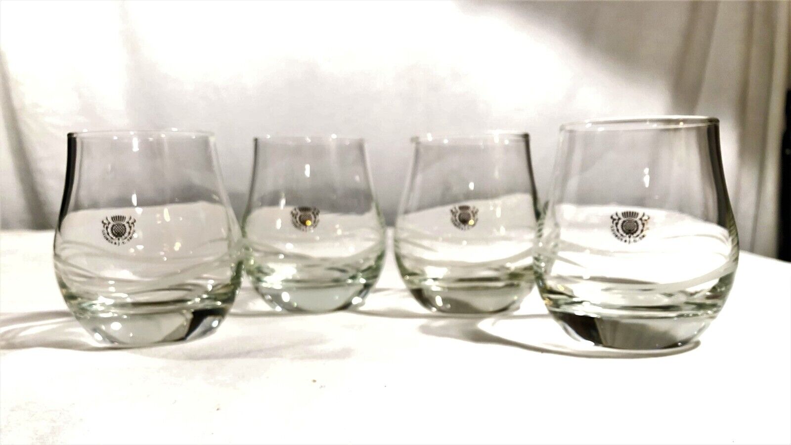 George & Jg Smith Glenlivet Scotch Thick-bottom Whiskey Glasses Set Of 4 #571