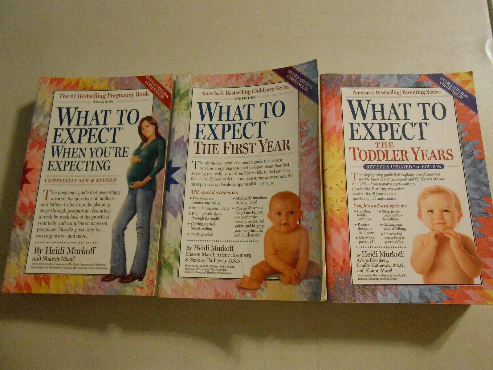 What To Expect When You're Expecting, First Year & Toddler Years Book Set