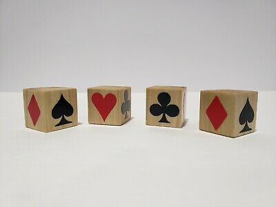 Natural Wood Euchre Trump Cube 1" Handcrafted - "what's Trump?" Cube