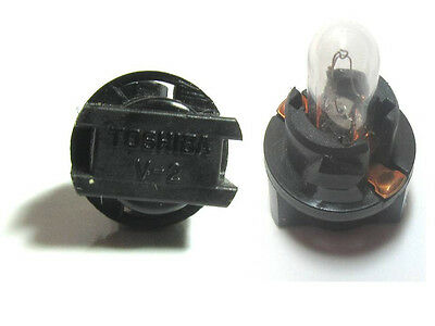 Lot Of 4 Toshiba V-2 Black T5 Socket Tsd 74 Bulb Lamp Genuine Oem Replacement
