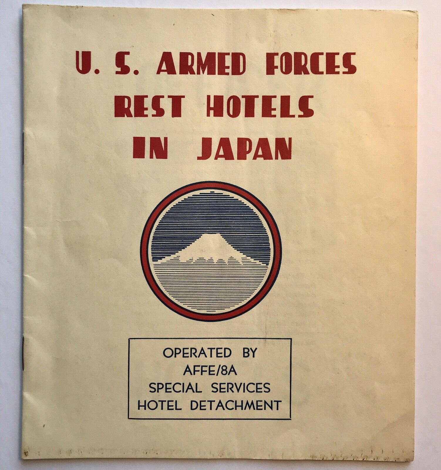 Us Armed Forces Rest Hotels In Japan Special Services & Train Map Information