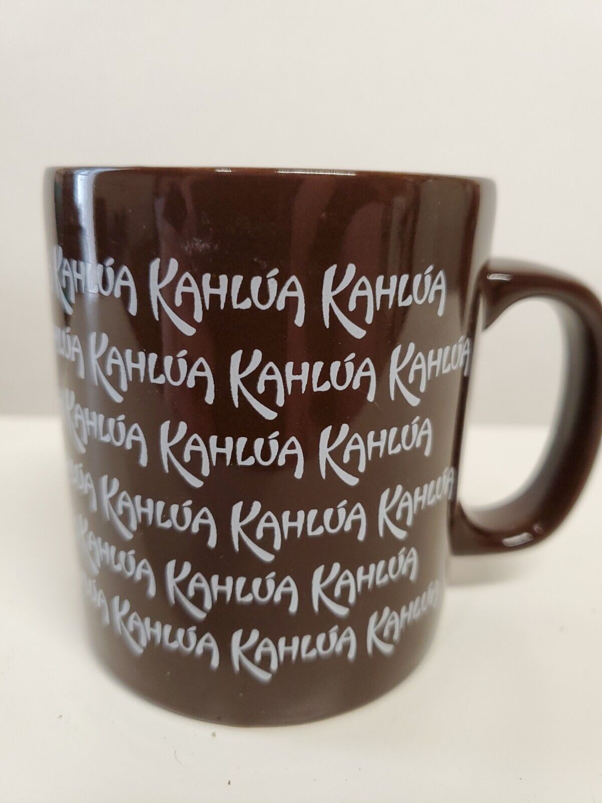 Vintage Kahlua Liqueur Coffee Mug Cup Brown Staffordshire England Stamp