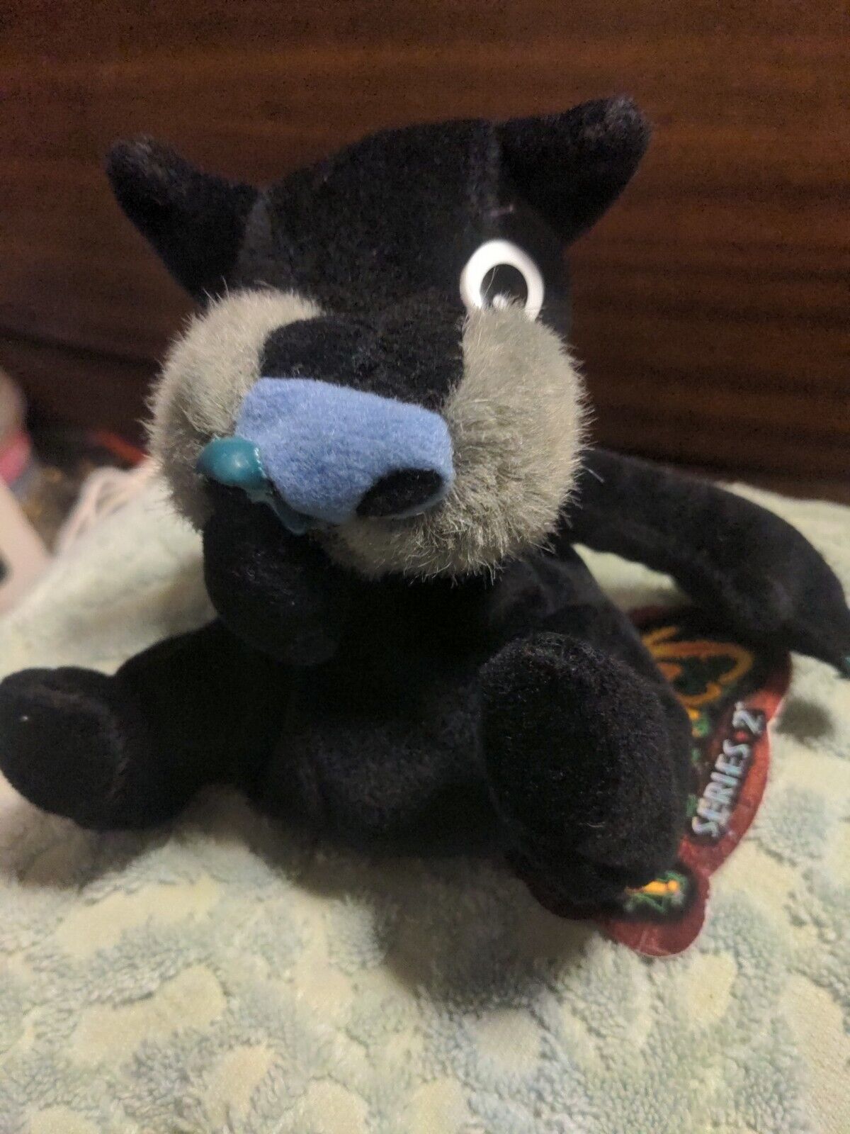 Meanies Series 2 Digger The Snottish Terrier Bean Bag Plush New 1998 W/tag
