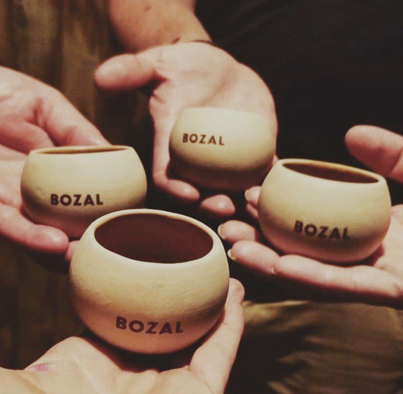 Bozal Mezcal Tequila Copita Shot Cup Glasses By Anfora (set Of 4)
